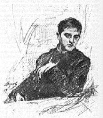 Д. В. Философов. Худ. В. А. Серов. 1899 Д. В. Философов. Худ. В. А. Серов. 1899
